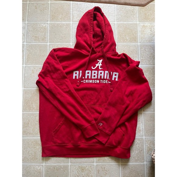 Alabama Crimson Tide Roll Tide Russell Athletic Hoodie Sz-XL - Picture 1 of 6
